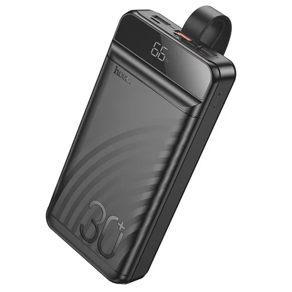 Powerbank Hoco J123B black Melns 30000 mAh