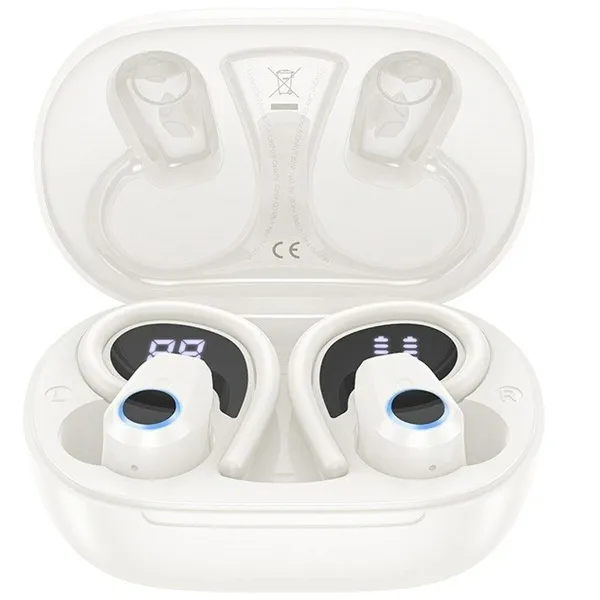 Wireless Earphones with Charging Case Hoco EQ8 Pure Joy White
