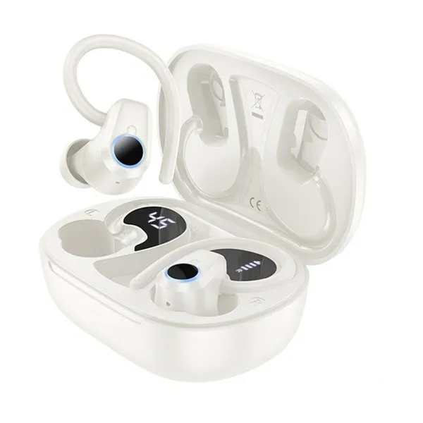 Wireless Earphones with Charging Case Hoco EQ8 Pure Joy White