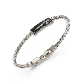 Meeste Käevõru Guess JUMB05081JWSTS Hõbedane