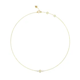 Ladies' Necklace Guess JUBN05519JWYGT-U Golden