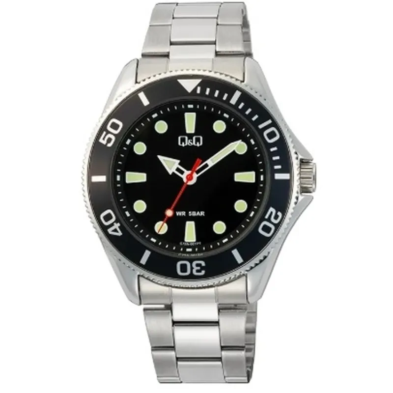 Meeste Kell Q&Q GENT DIVER BLACK (Ø 41 mm)