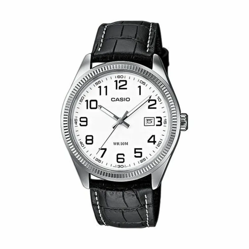 Meeste Kell Casio DATE Must (Ø 40 mm) (Ø 39 mm)