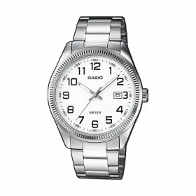 Abiejų lyčių laikrodis Casio DATE Balta Sidabras (Ø 39 mm) (Ø 38,5 mm)