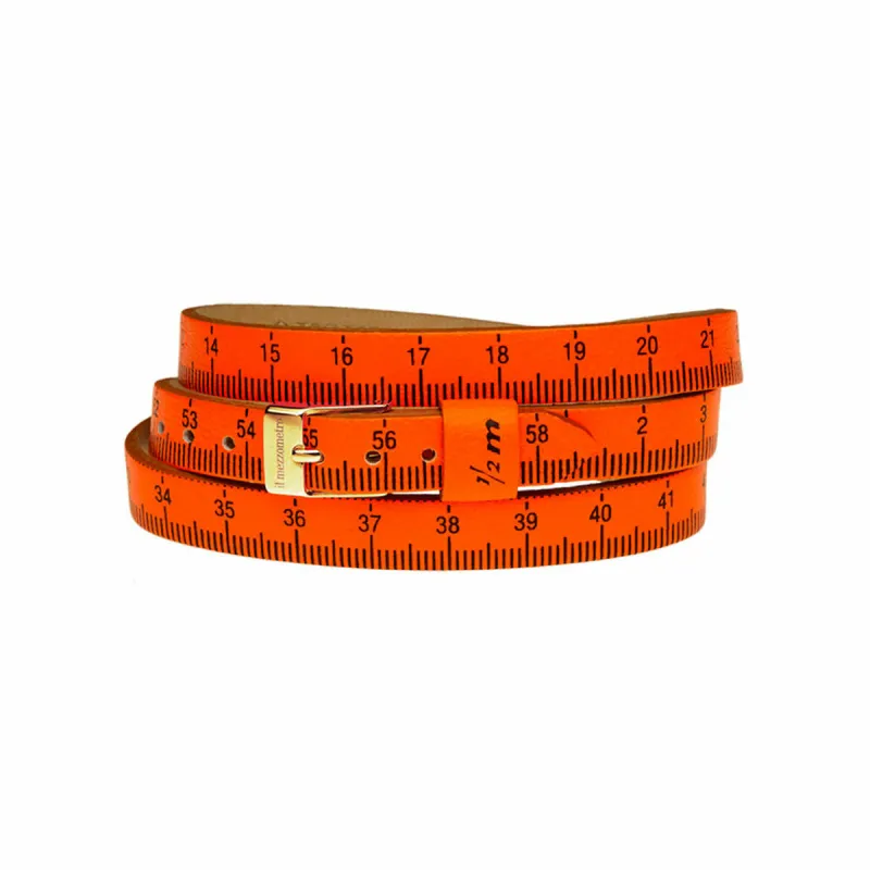 Naisten rannekorut il mezzometro FLUO - LEATHER BRACELET