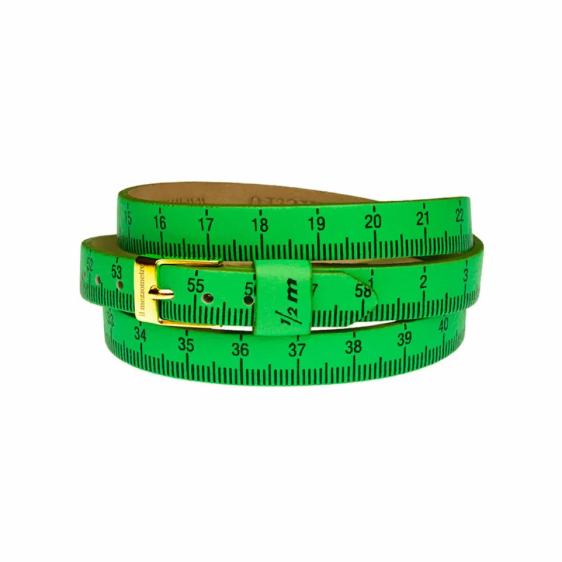 Naisten rannekorut il mezzometro FLUO - LEATHER BRACELET