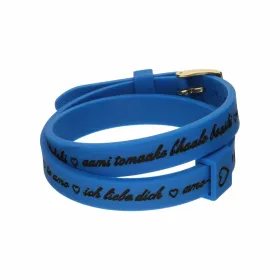 Женские браслеты il mezzometro I LOVE YOU GOLD - BRACCIALE IN SILICONE/SILICONE BRACELET