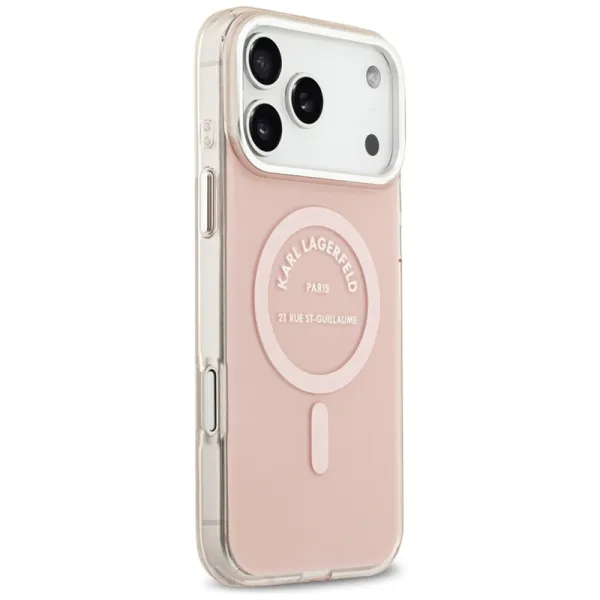 Karl Lagerfeld IML Karl RSG Logo MagSafe - Case for iPhone 17 Pro Max (pink)