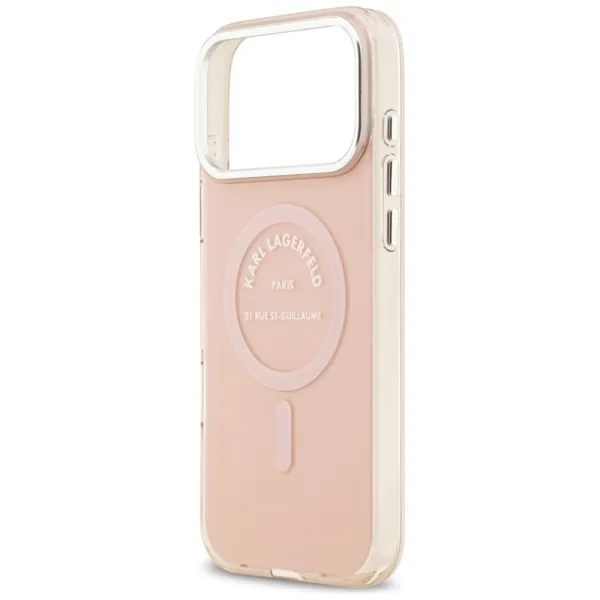 Karl Lagerfeld IML Karl RSG Logo MagSafe - Case for iPhone 17 Pro Max (pink)