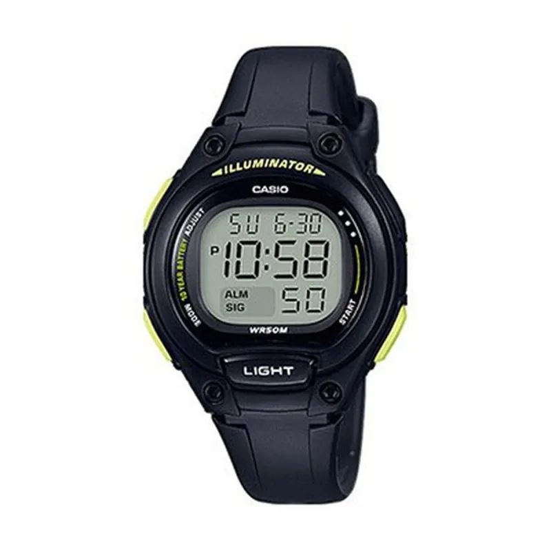 Часы унисекс Casio Чёрный noir (Ø 35 mm)