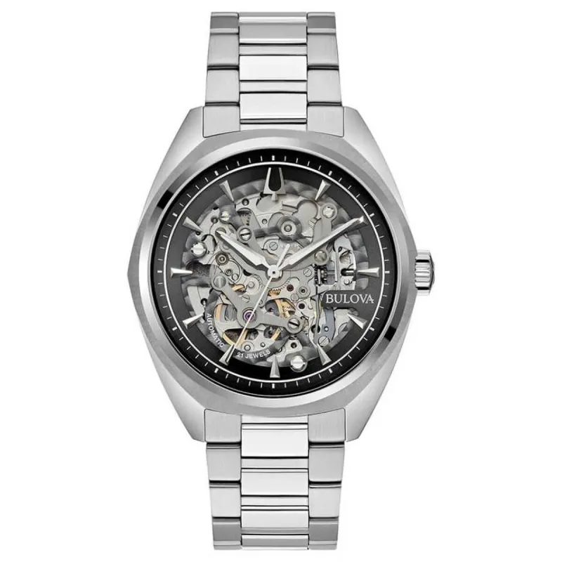 Meeste Kell Bulova 96A293 Hõbedane