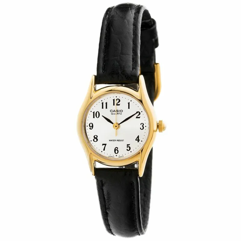 Unisex Pulkstenis Casio LTP-1154PQ-7BEG Balts Melns (Ø 23 mm)