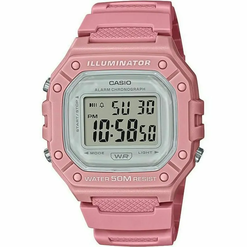Laikrodis moterims Casio SPORT WR 50M, ALARM, CHRONOGRAPH (Ø 43 mm)