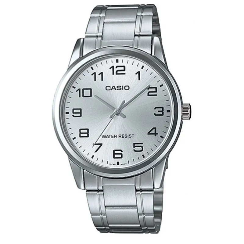 Men's Watch Casio MTP-V001D-7BUDF Silver (Ø 45 mm)