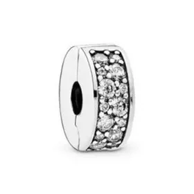Moteriški amuletai Pandora CLEAR PAVE' CLIP