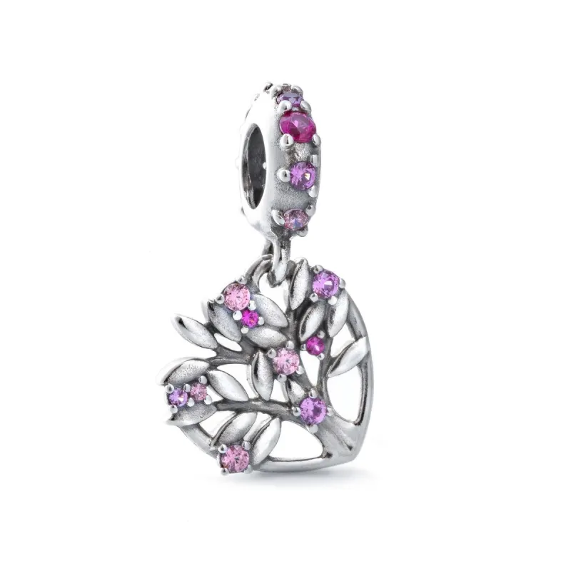 Женские бусы Pandora PINK HEART FAMILY TREE