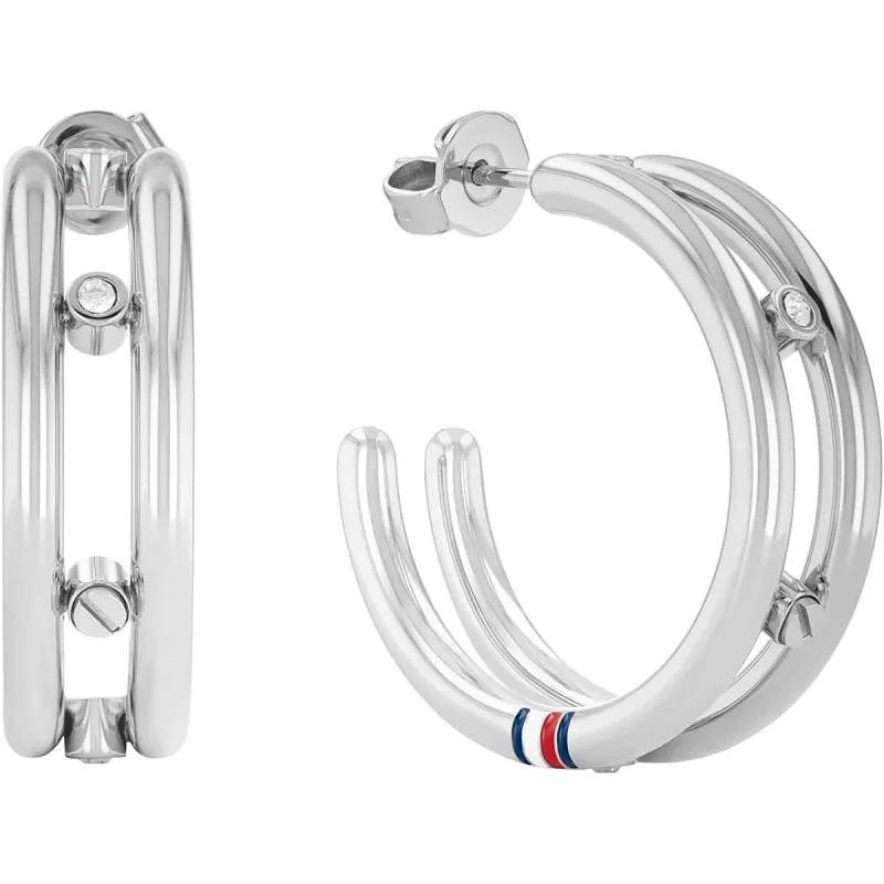 Naiste Kõrvarõngad Tommy Hilfiger 2780614 Sterlinghõbe 925 Hõbedane
