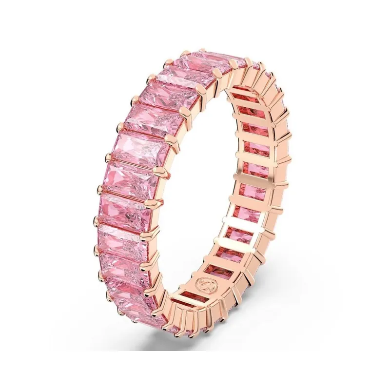 Sieviešu Gredzens Swarovski 5647589 Rozā Rozā zelts 15