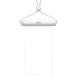 Baseus Cylinder Slide-cover waterproof smartphone bag (white)