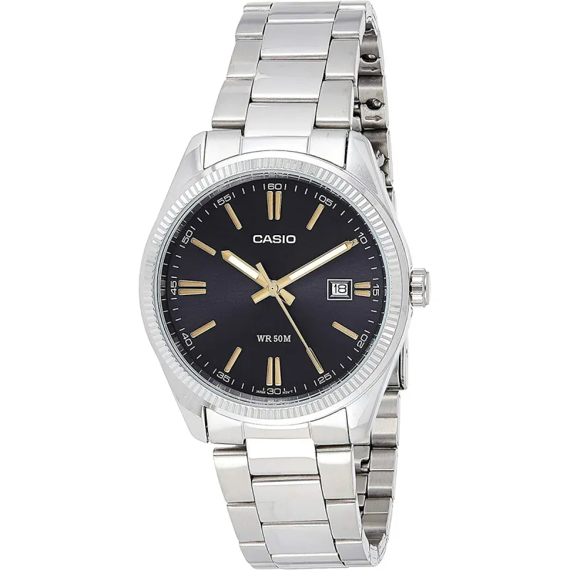 Vīriešu Pulkstenis Casio MTP-1302D-1A2 Sudrabains