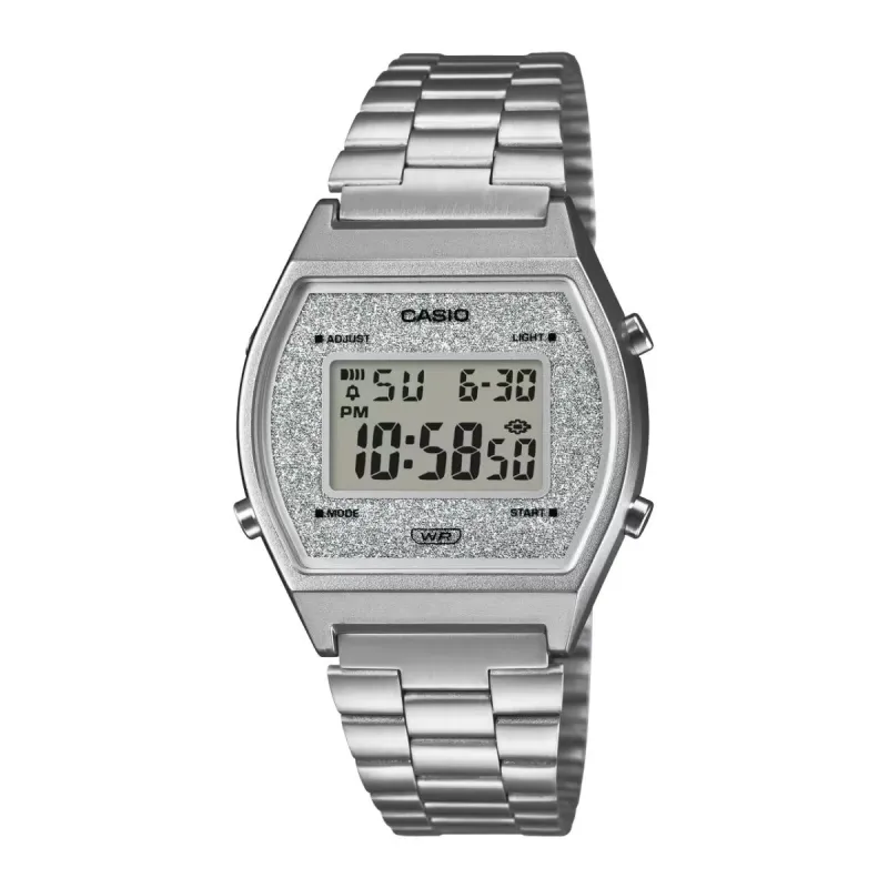 Naisten rannekellot Casio VINTAGE GLITTER SERIE Hopeinen