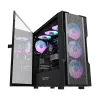 Darkflash DK431 Mesh computer case (black) + 4 ARGB fans