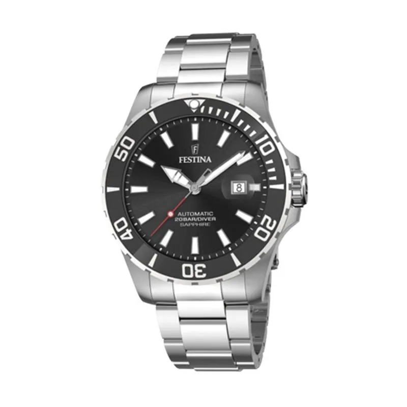 Мужские часы Festina F20531/4 Чёрный Серебристый