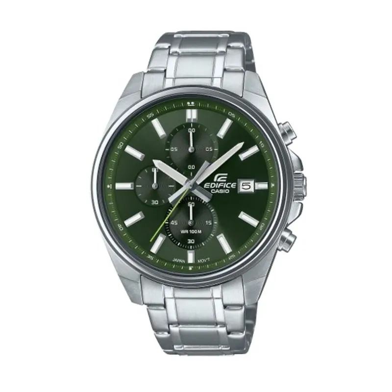 Laikrodis vyrams Casio EFV-610D-3CVUEF Žalia Sidabras