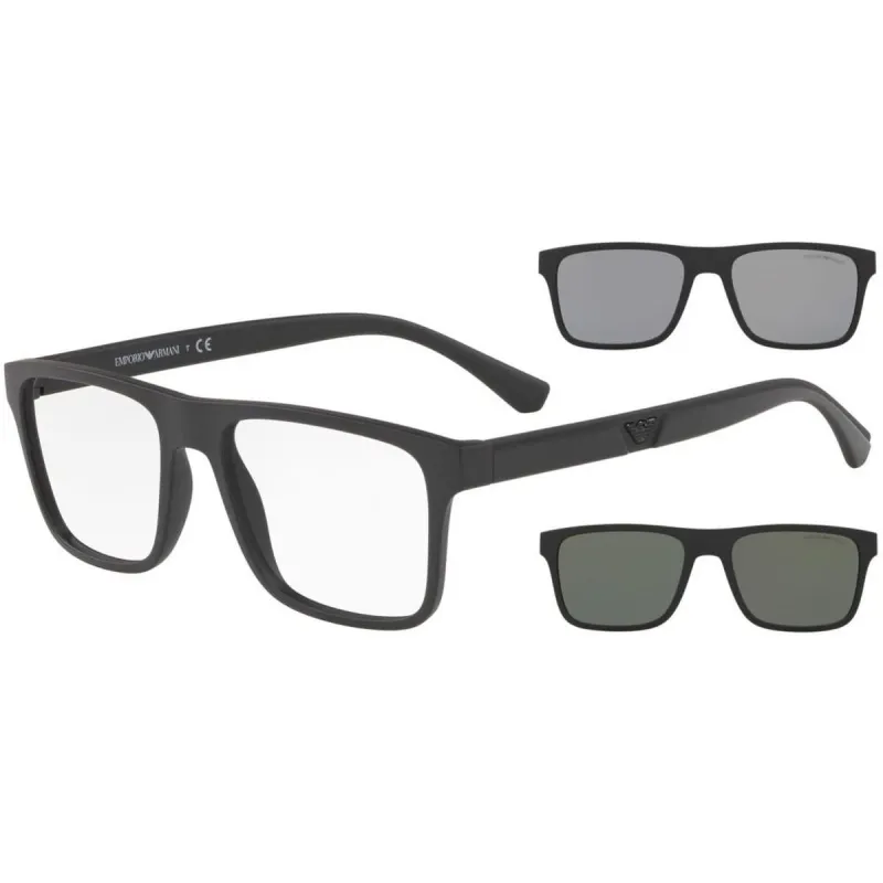 Vyriški akiniai nuo saulės Emporio Armani EA 4115 Juoda