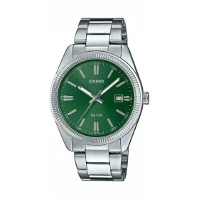 Мужские часы Casio DATE - FOREST GREEN Зеленый Серебристый (Ø 38,5 mm)