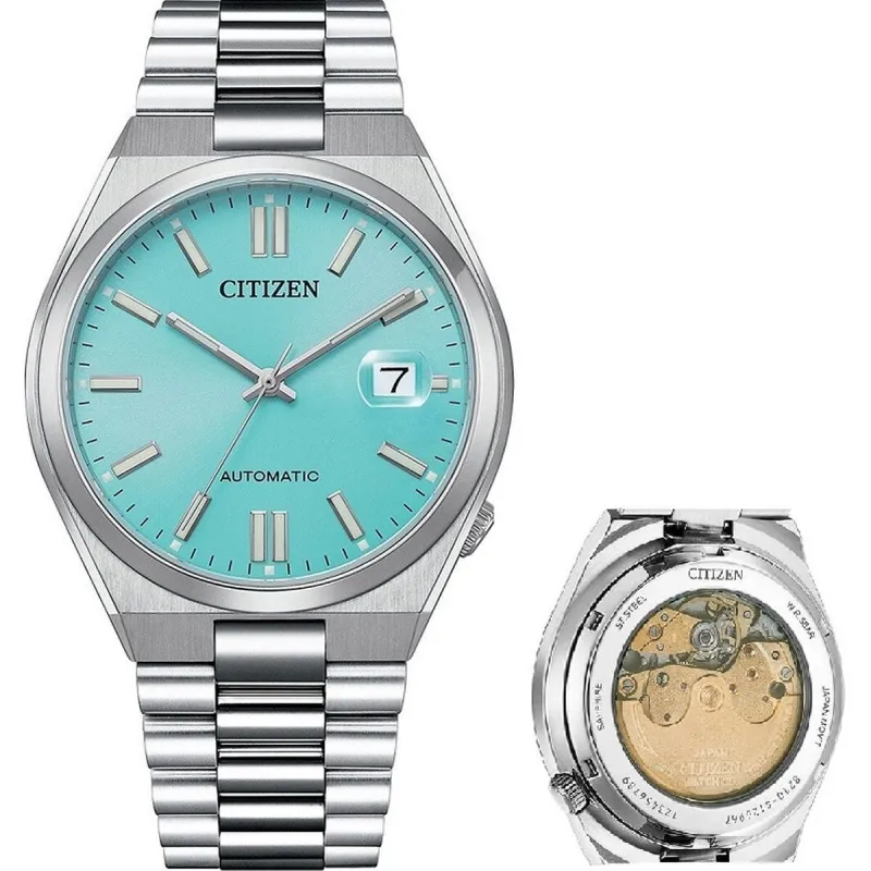 Meeste Kell Citizen TSUYOSA AUTOMATIC Hõbedane (Ø 40 mm)