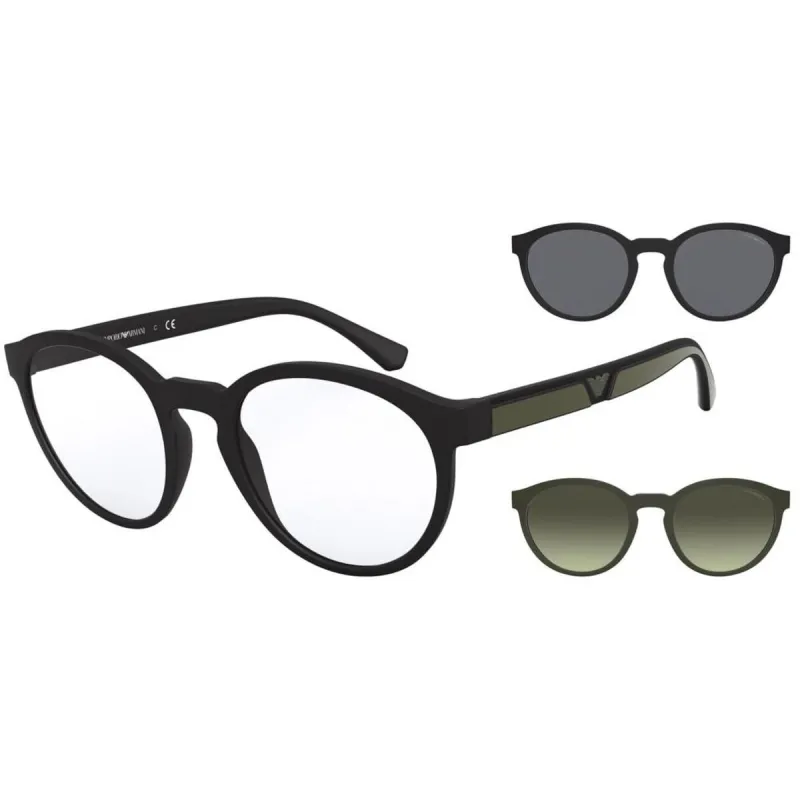 Miesten aurinkolasit Emporio Armani EA 4152 Musta