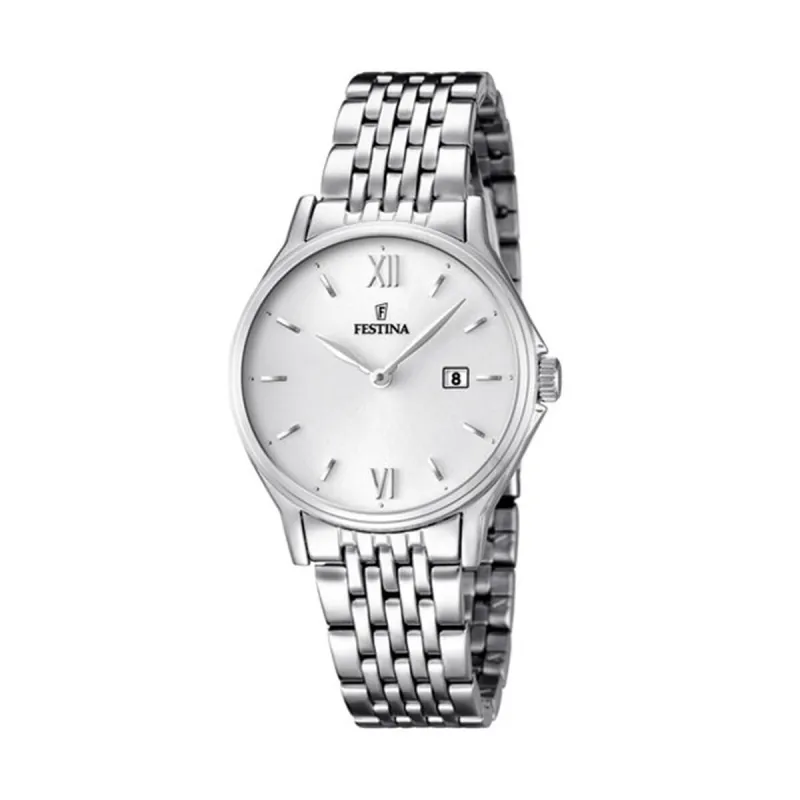Vīriešu Pulkstenis Festina F16748/2 Sudrabains