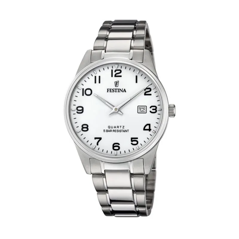 Vīriešu Pulkstenis Festina F20511/1 Sudrabains