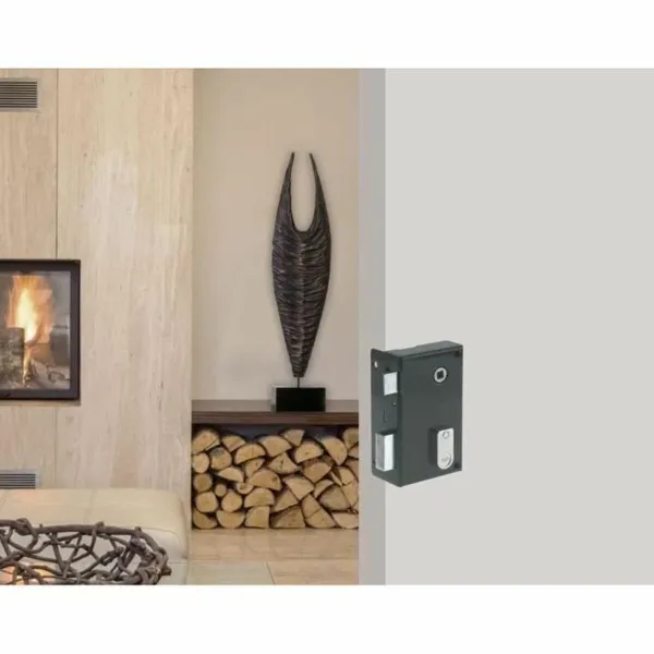 Bolt lock Yale Khaki Steel Doors Vertical