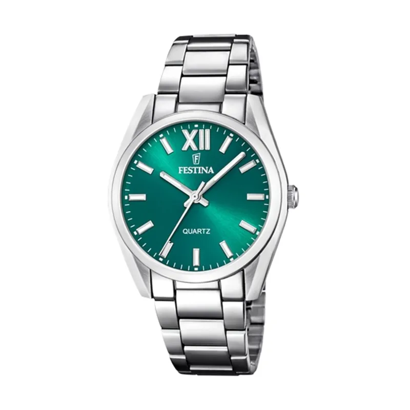 Laikrodis vyrams Festina F20622/C Žalia Sidabras