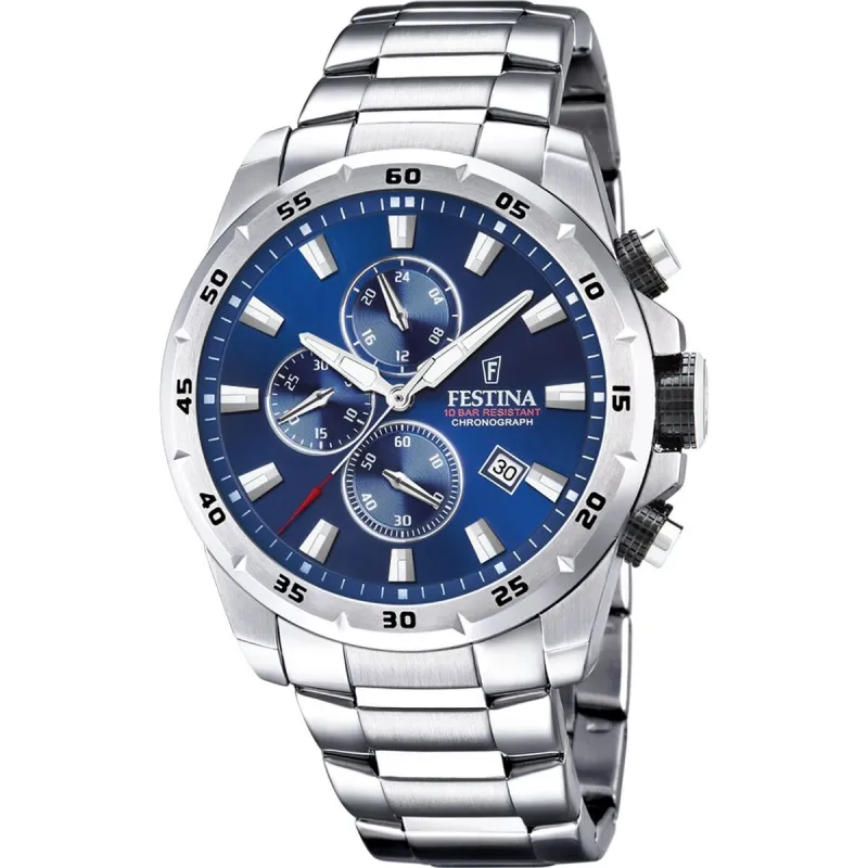 Miesten rannekellot Festina F20463/2 Hopeinen
