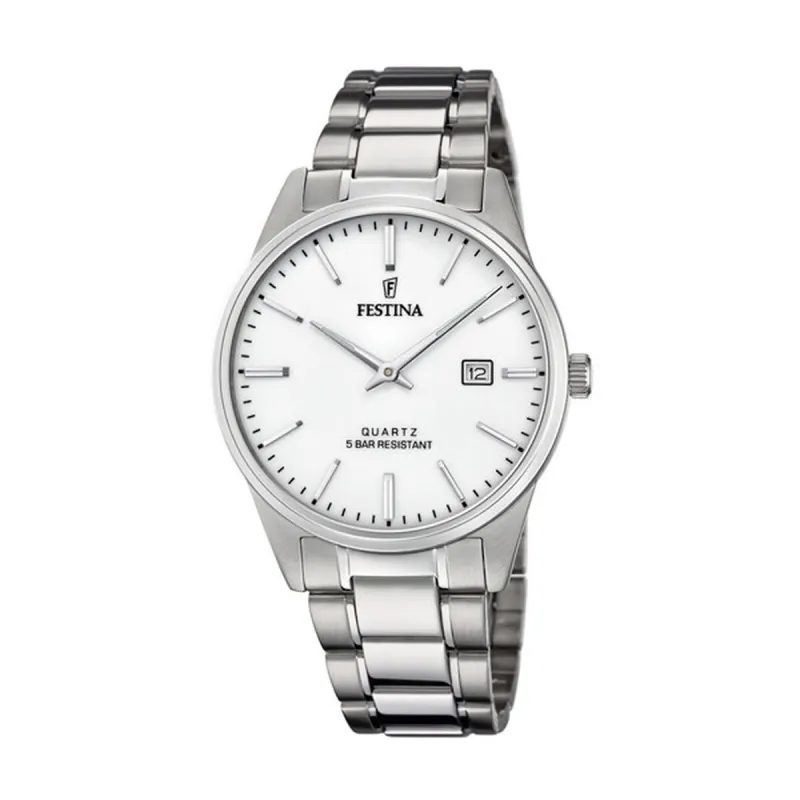 Vīriešu Pulkstenis Festina F20511/2 Sudrabains