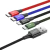 Uzlabots Sienas USB-C un Lightning Baseus CA1T4-B01 Melns 1,2 m
