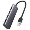 USB Centrmezgls Ugreen 64260 Pelēks