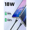 USB A - USB-C kabelis Ugreen 6957303861286 Pilka 2 m