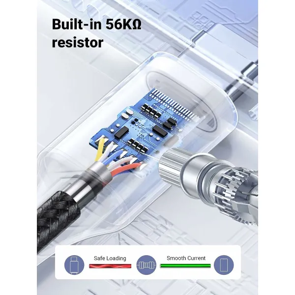 USB A - USB-C kabelis Ugreen 6957303861286 Pilka 2 m