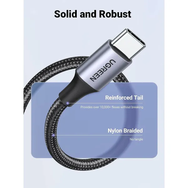 Кабель USB A — USB-C Ugreen 6957303861286 Серый 2 m