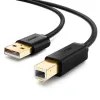 USB 2.0 A-USB B Kaabel Ugreen 10351 Must 3 m