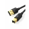 USB 2.0 A-USB B Kaabel Ugreen 10351 Must 3 m