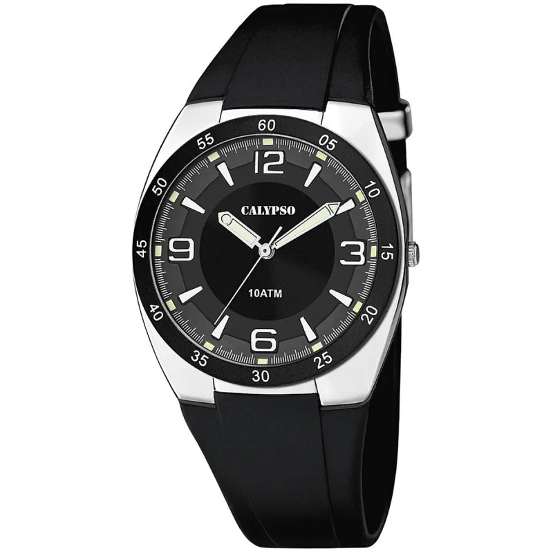 Meeste Kell Calypso K5753/3 Must (Ø 40 mm)