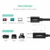 USB 2.0 A-Mini USB B Kaabel Ugreen 50446 Must 2 m
