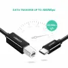 USB 2.0 A-Mini USB B Kaabel Ugreen 50446 Must 2 m