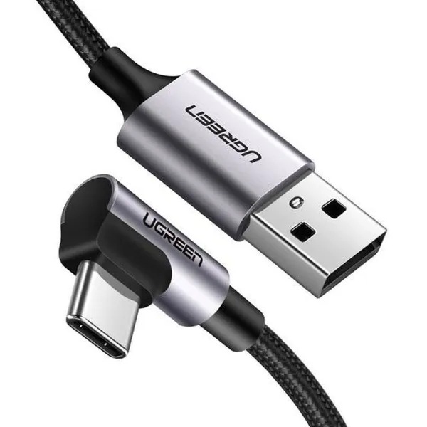 USB A uz USB-C Kabelis Ugreen 50942 Melns 2 m