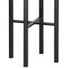 Brīvi stāvošs puķu statīvs Springos GA0196, 74 cm, melns, moderns loft stils